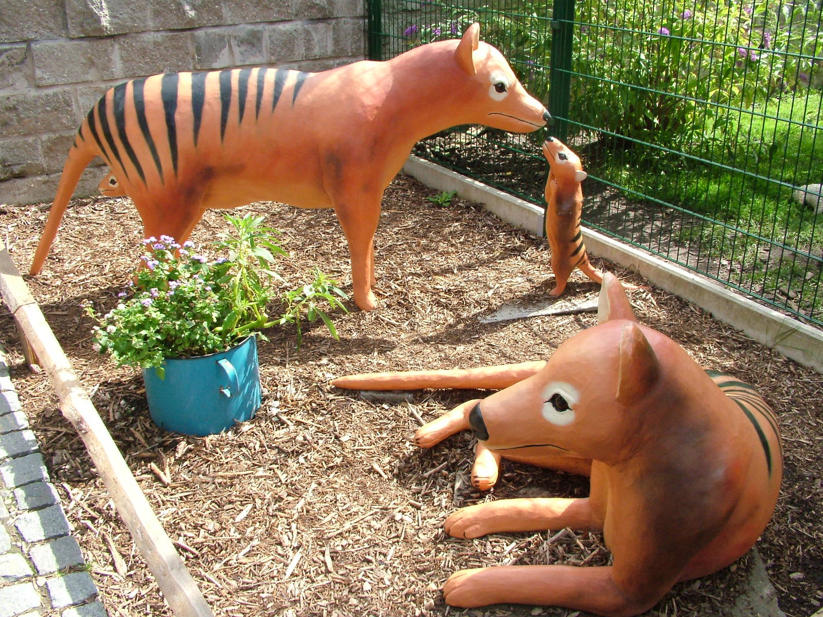 Thylacine Sculpture at Chleby, 26/08/12