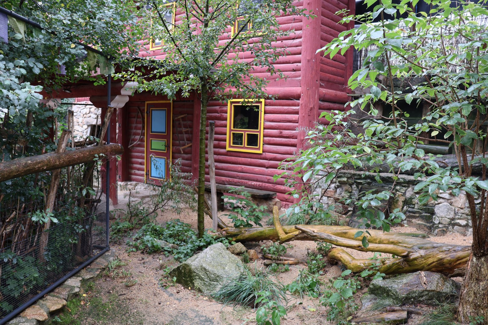 Tibetan Village - Corsac Fox (right) enclosure