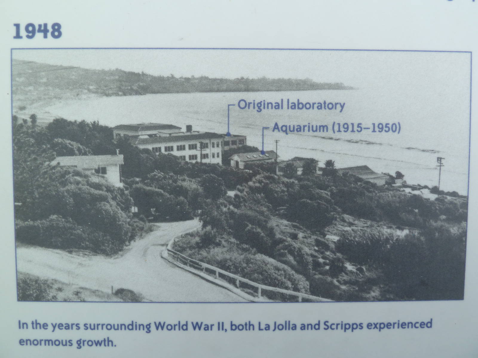 Tide Pool Plaza - 1948 Photo