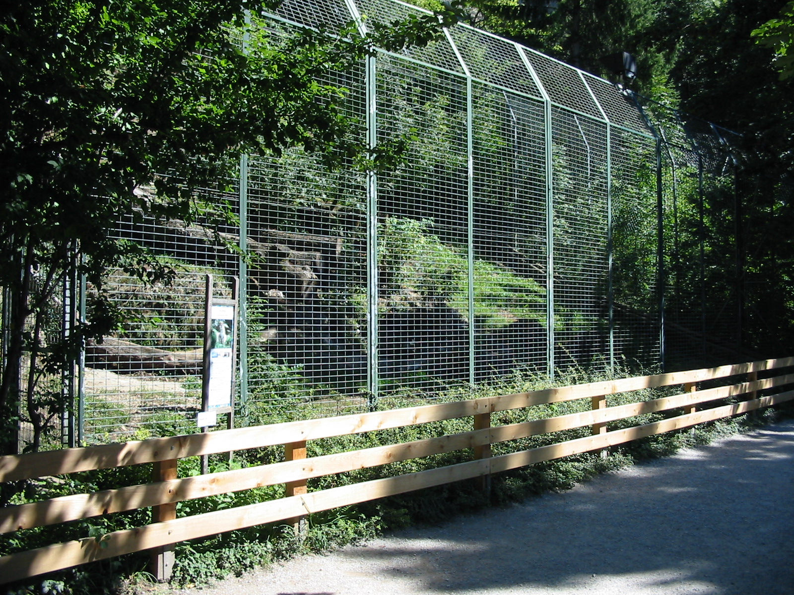 Tiergarten Hellbrunn - One of the big cat enclosures
