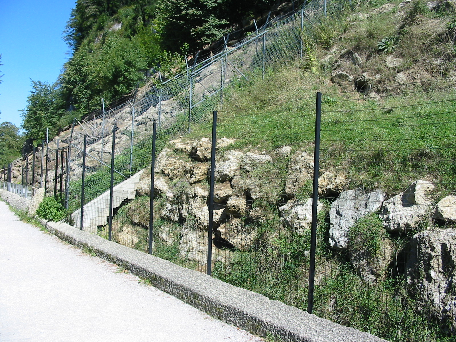 Tiergarten Hellbrunn - One of the exhibits along the cliff