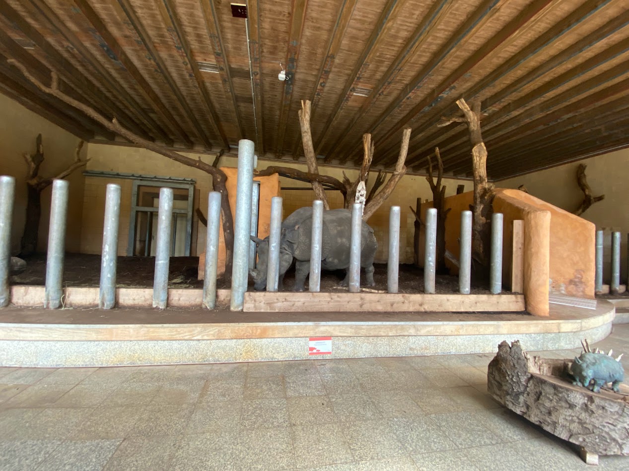Tiergarten Nürnberg- indian rhino house- 2023