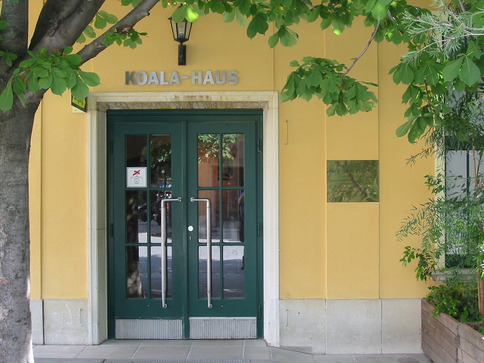 Tiergarten Schönbrunn - Entrance to the Koala House