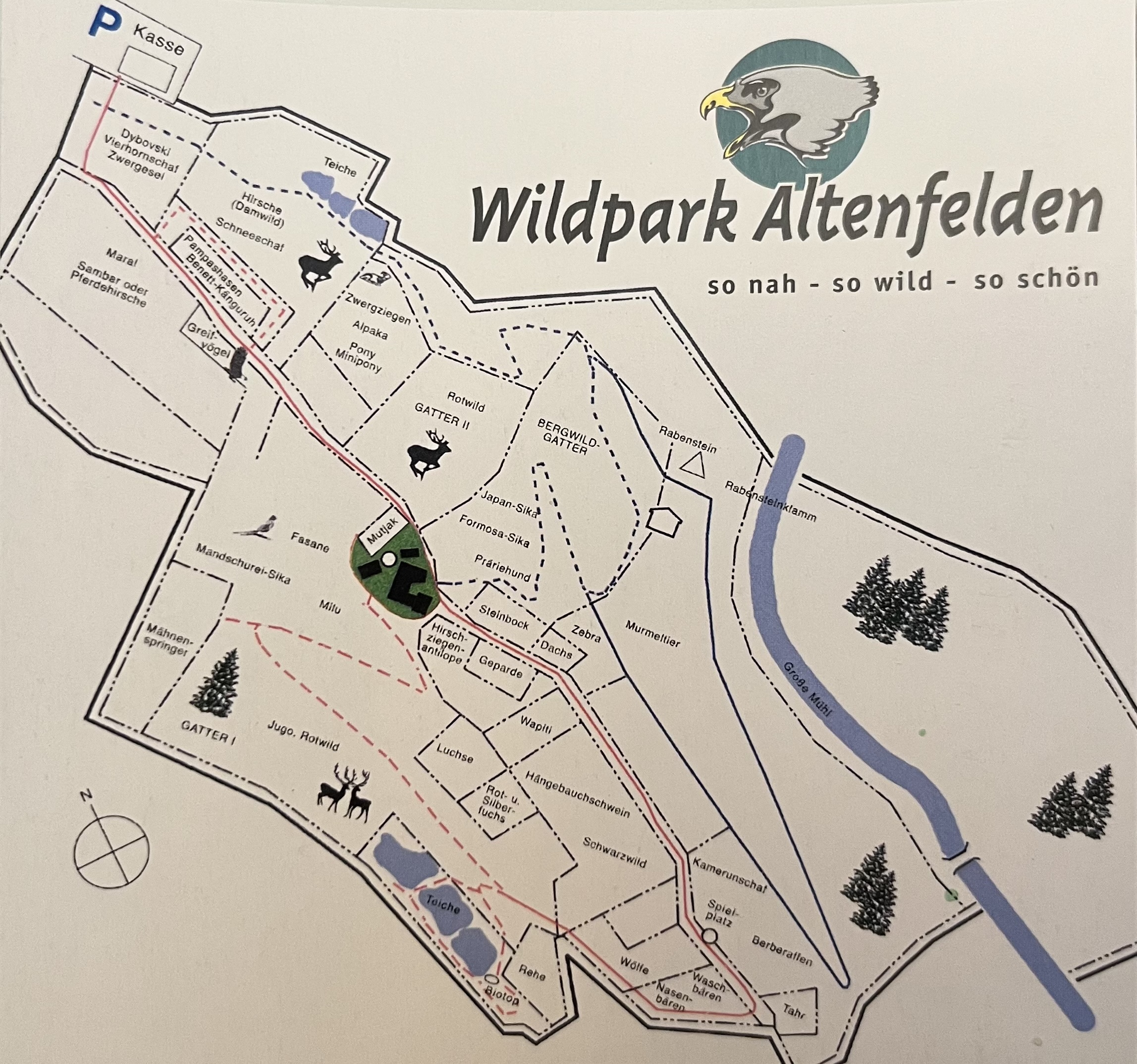 Tierpark Altenfelden Map - 2017