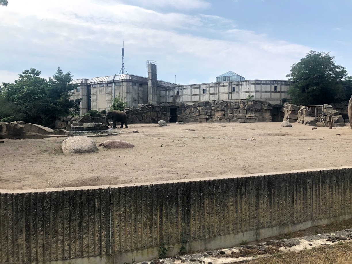 Tierpark Berlin- Asian elephant enclosure- 2020