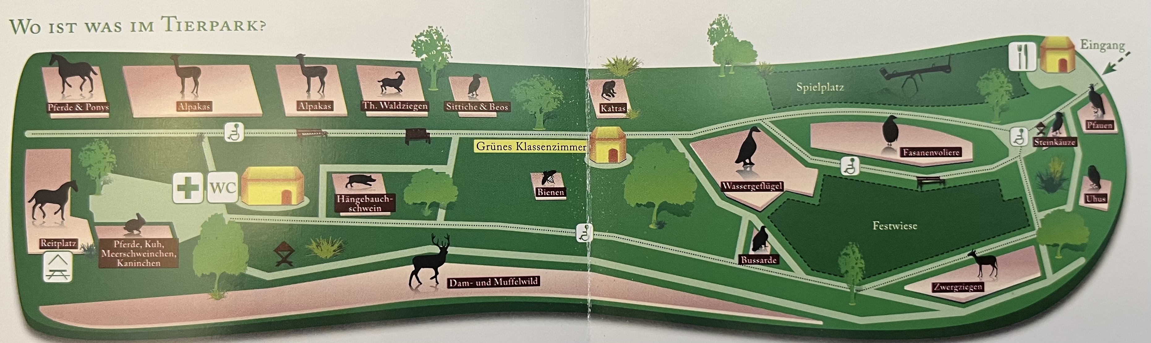 Tierpark Fasanerie Arnstadt Map - 2016?