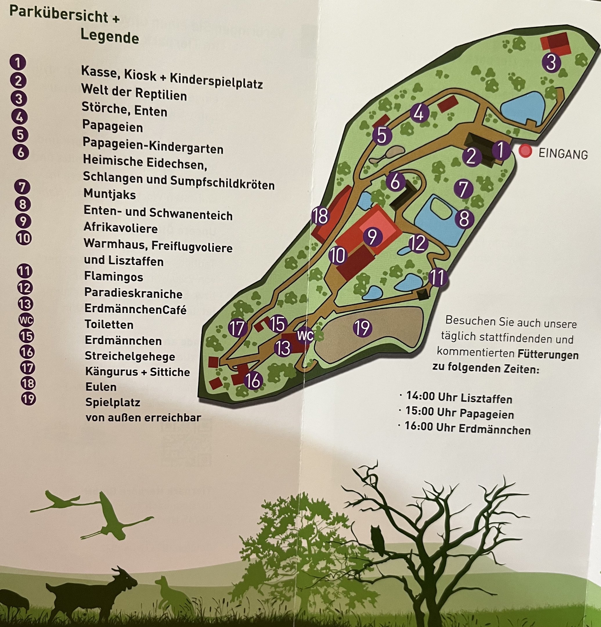 Tierpark Herborn Map - undated