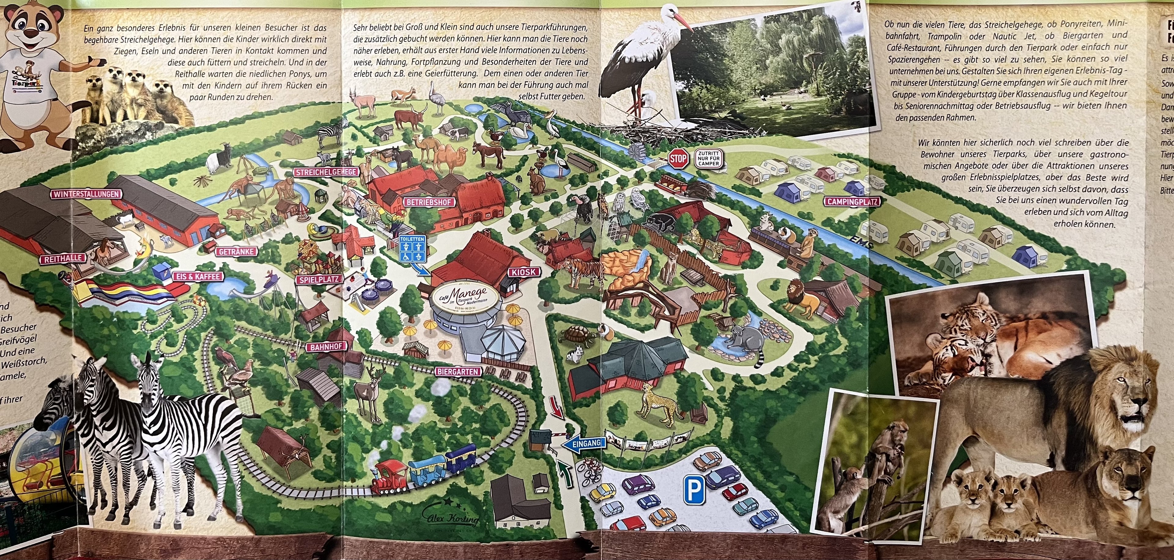 Tierpark Nadermann Map - undated