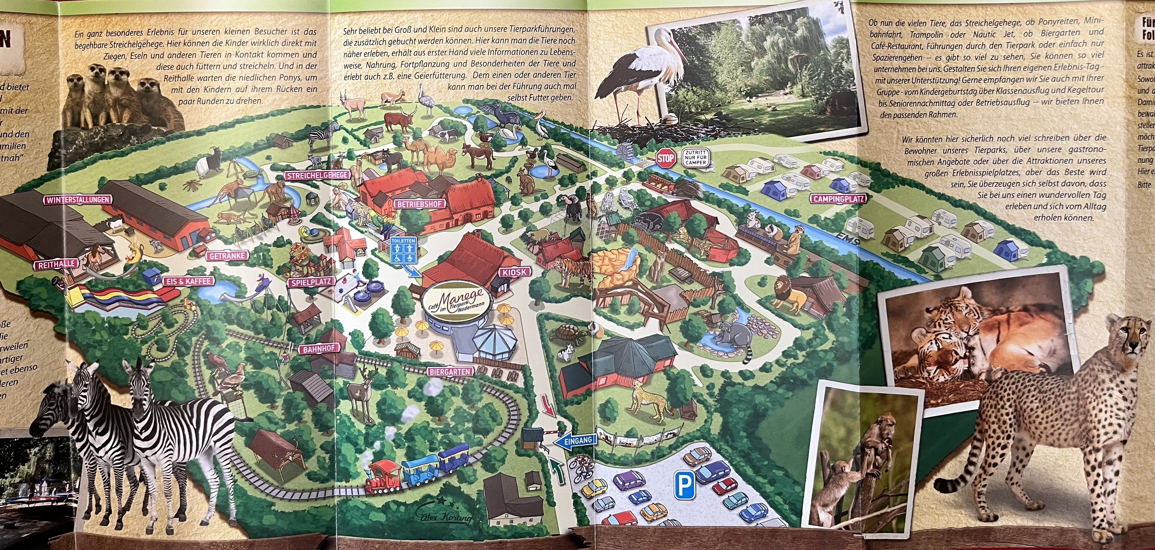 Tierpark Nadermann Map - undated