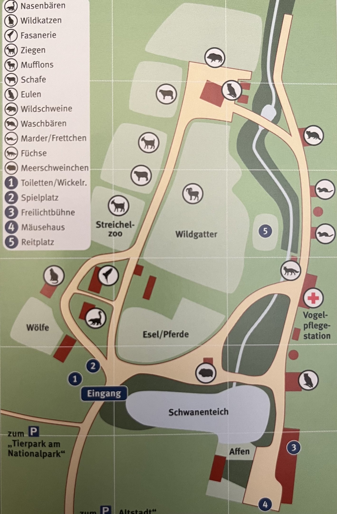 Tierpark Sassnitz Map - undated