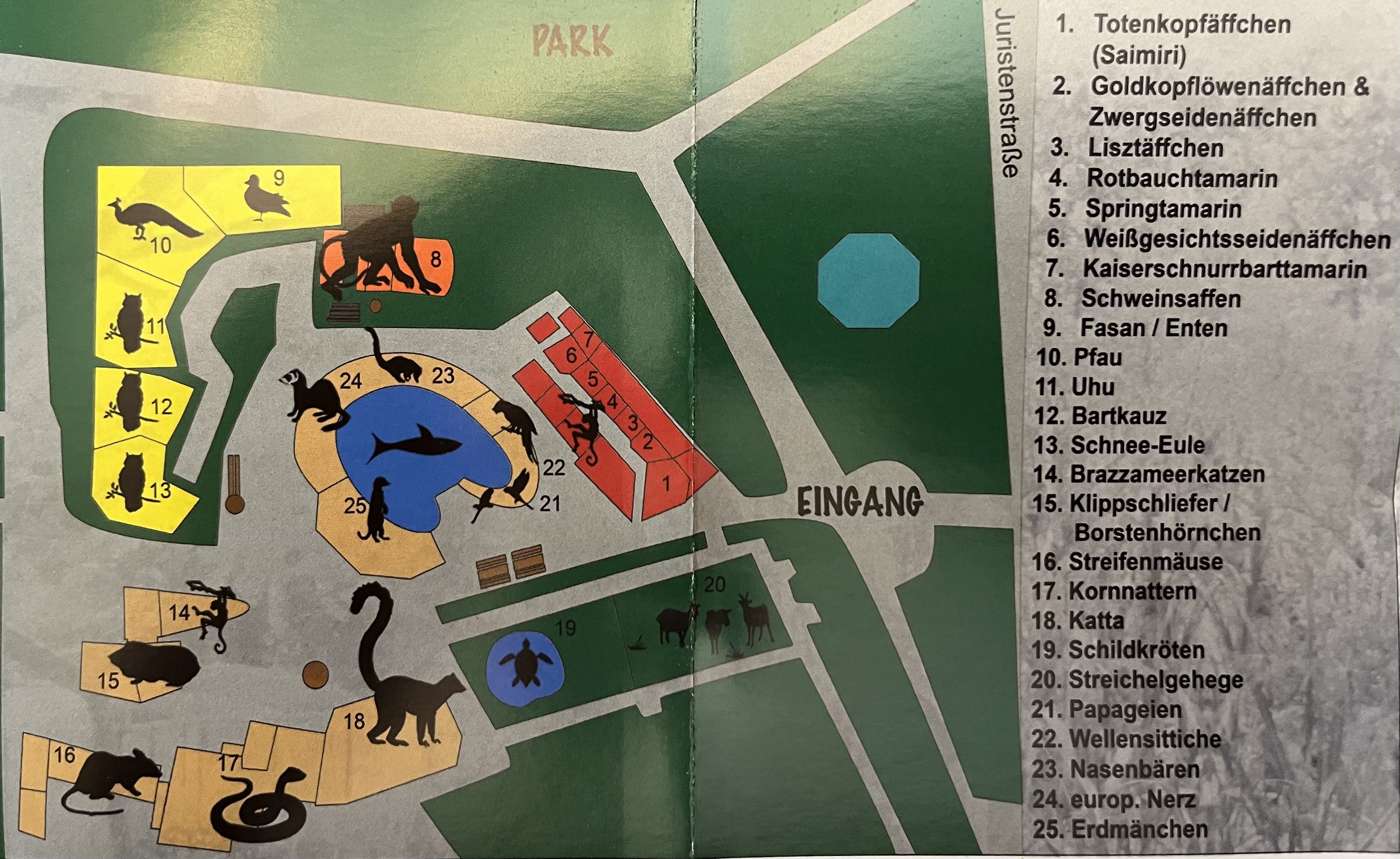 Tierpark Wittenberg Map - undated