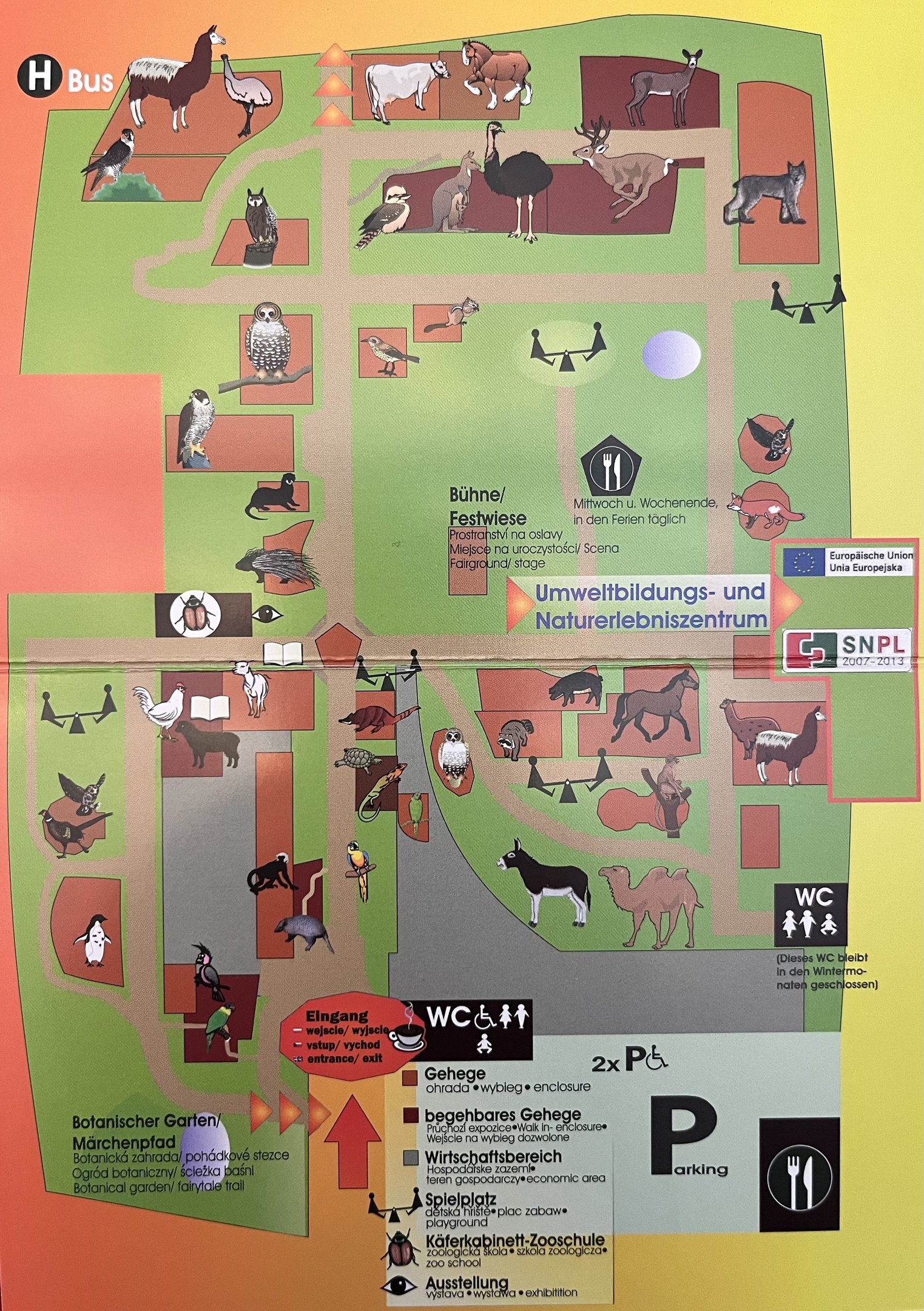 Tierpark Zittau Map - undated