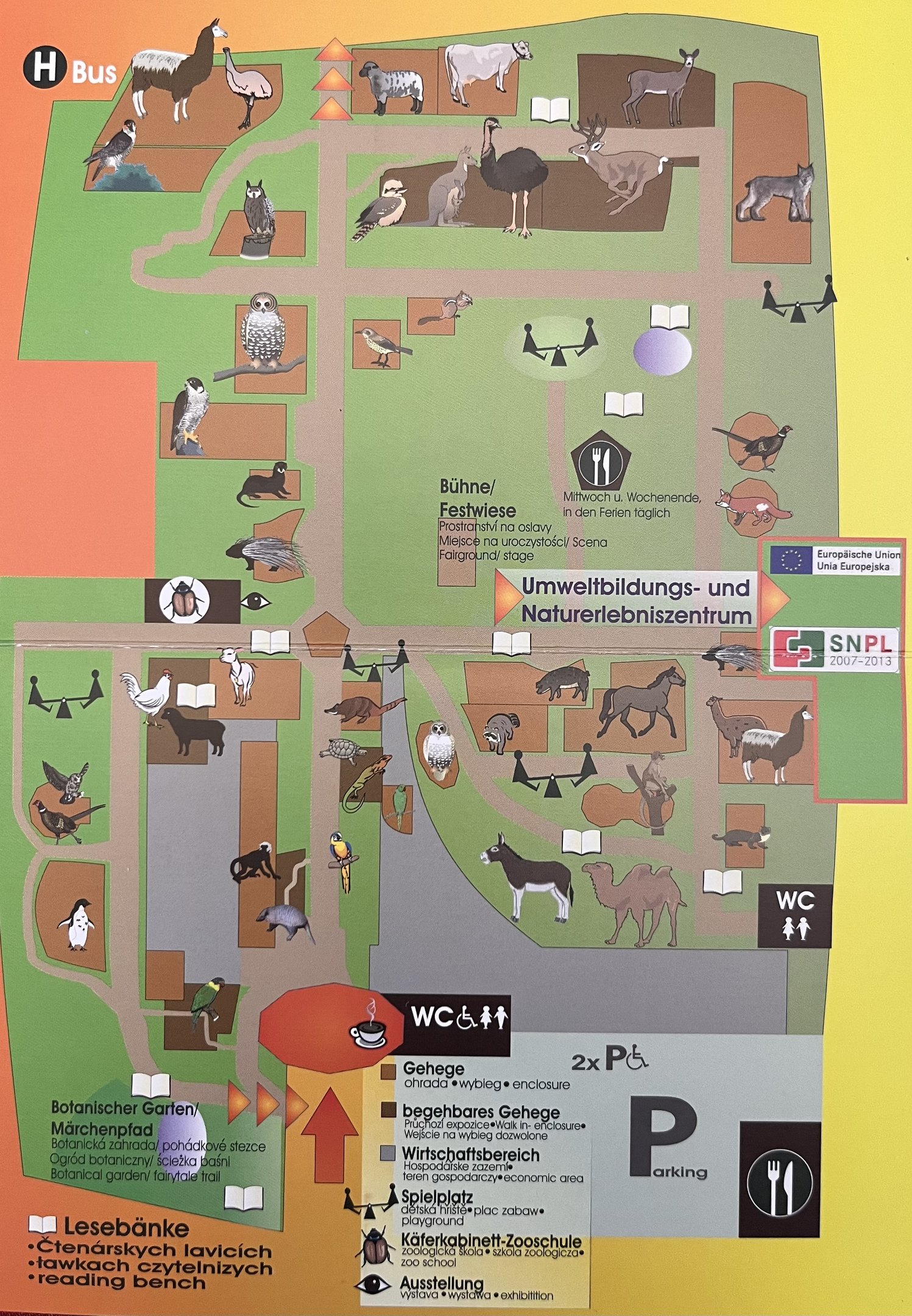 Tierpark Zittau Map - undated