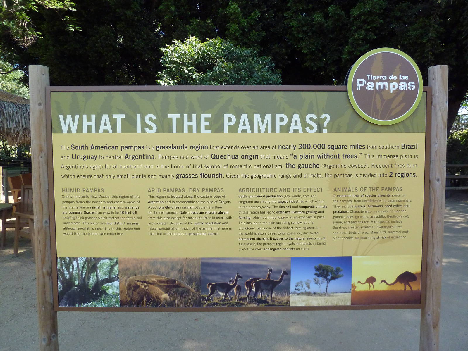 Tierra de las Pampas - Sign