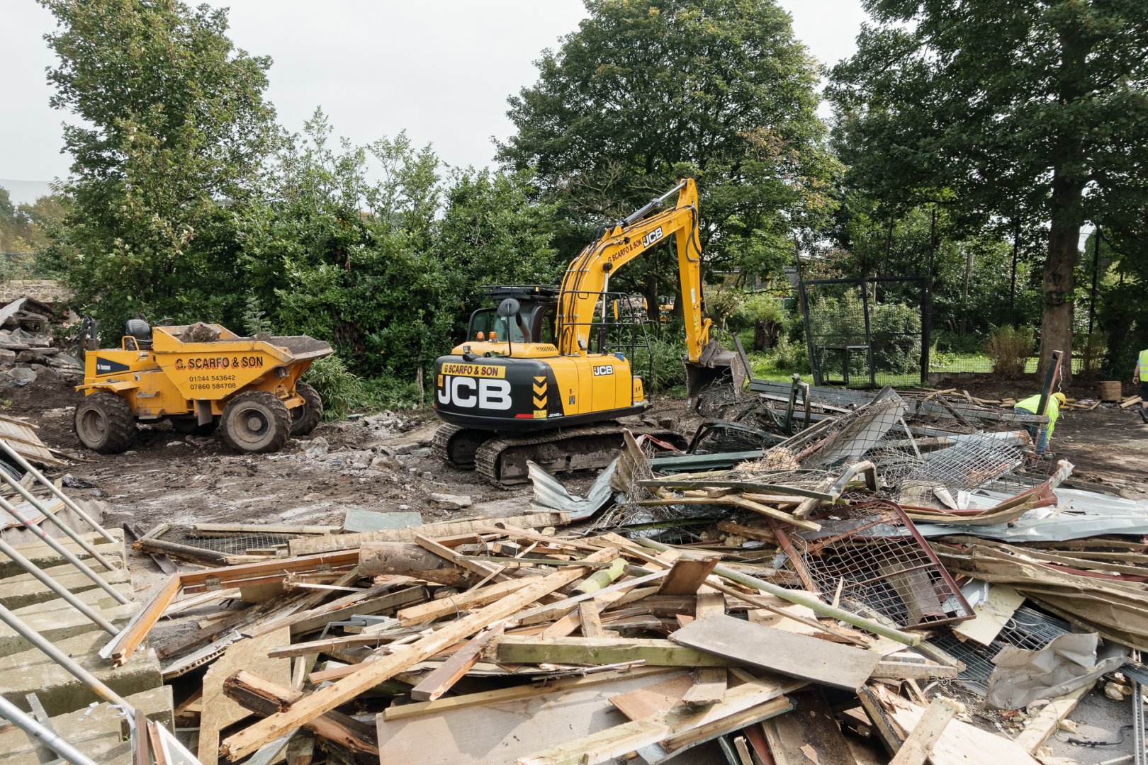 Tiger Enclosure Demolition - 26/08/2017