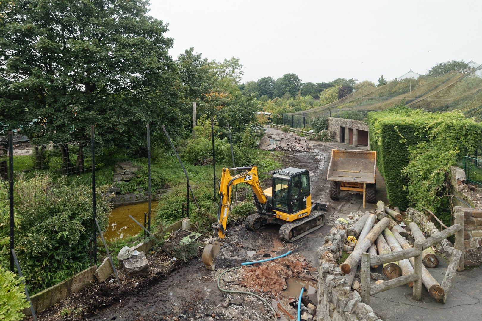 Tiger Enclosure Demolition - 26/08/2017