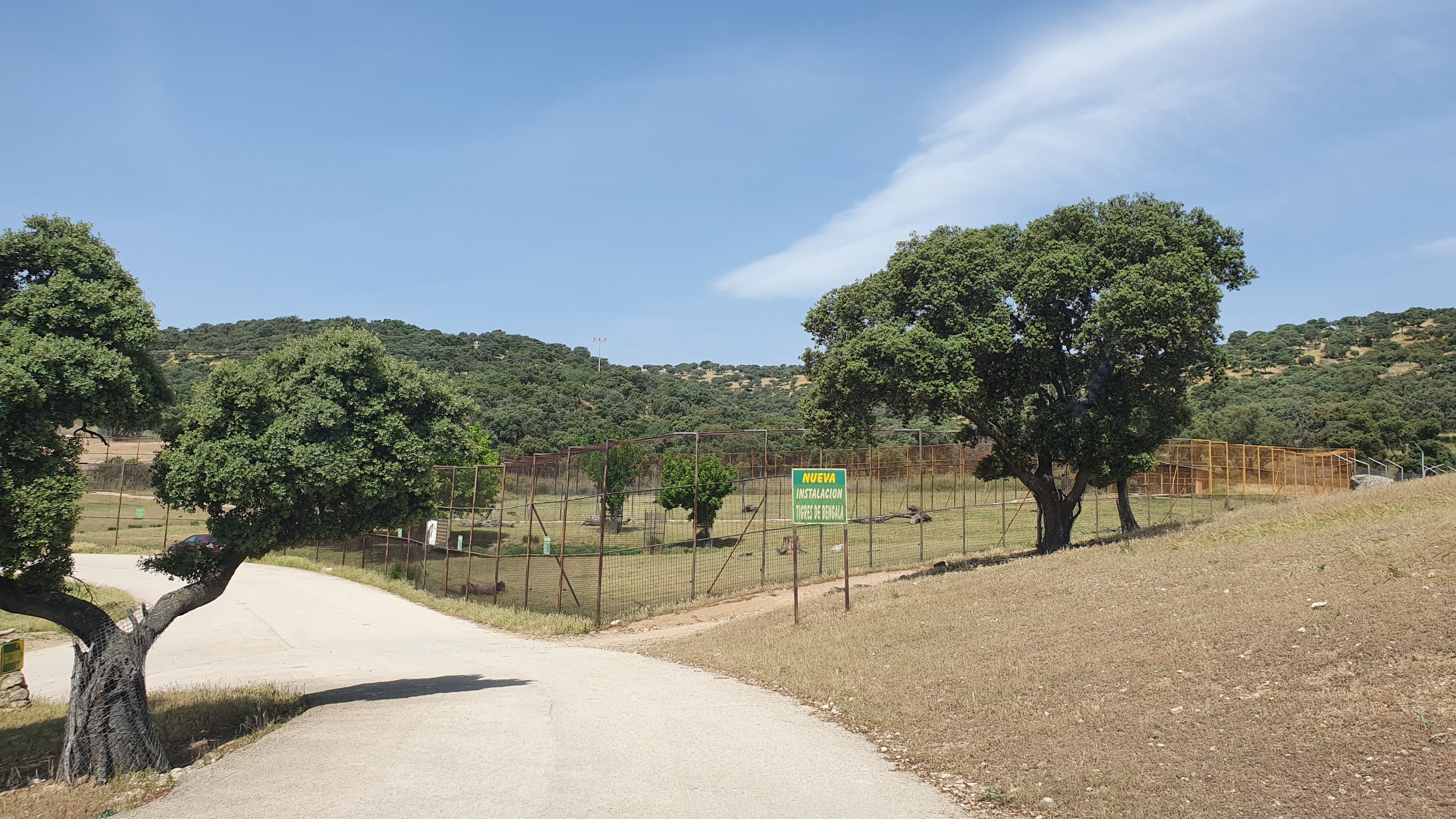Tiger Enclosures at Safari Madrid, 19th May 2022