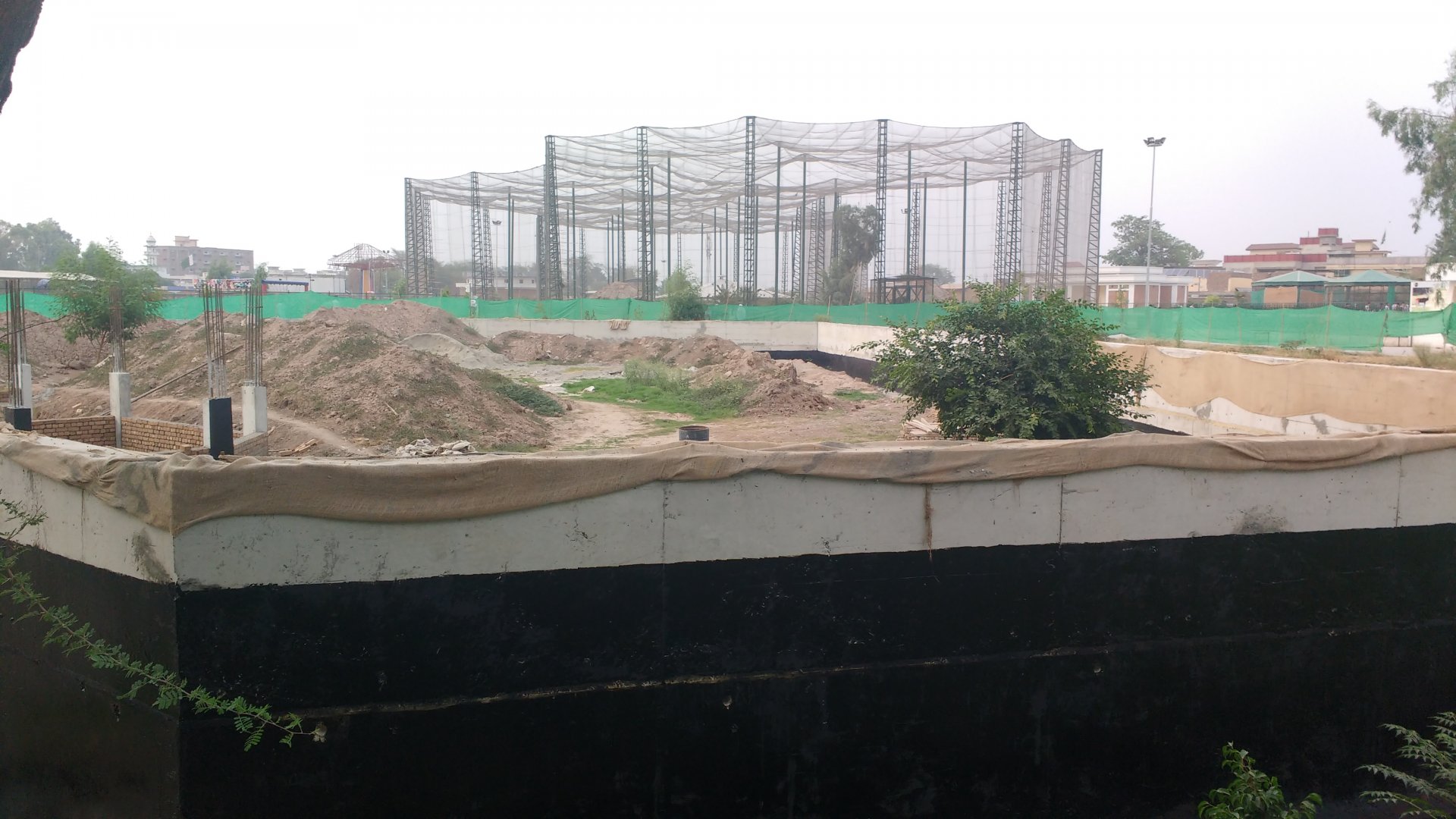 Tiger exhibit under construction - Peshawar Zoo 9/9/2018