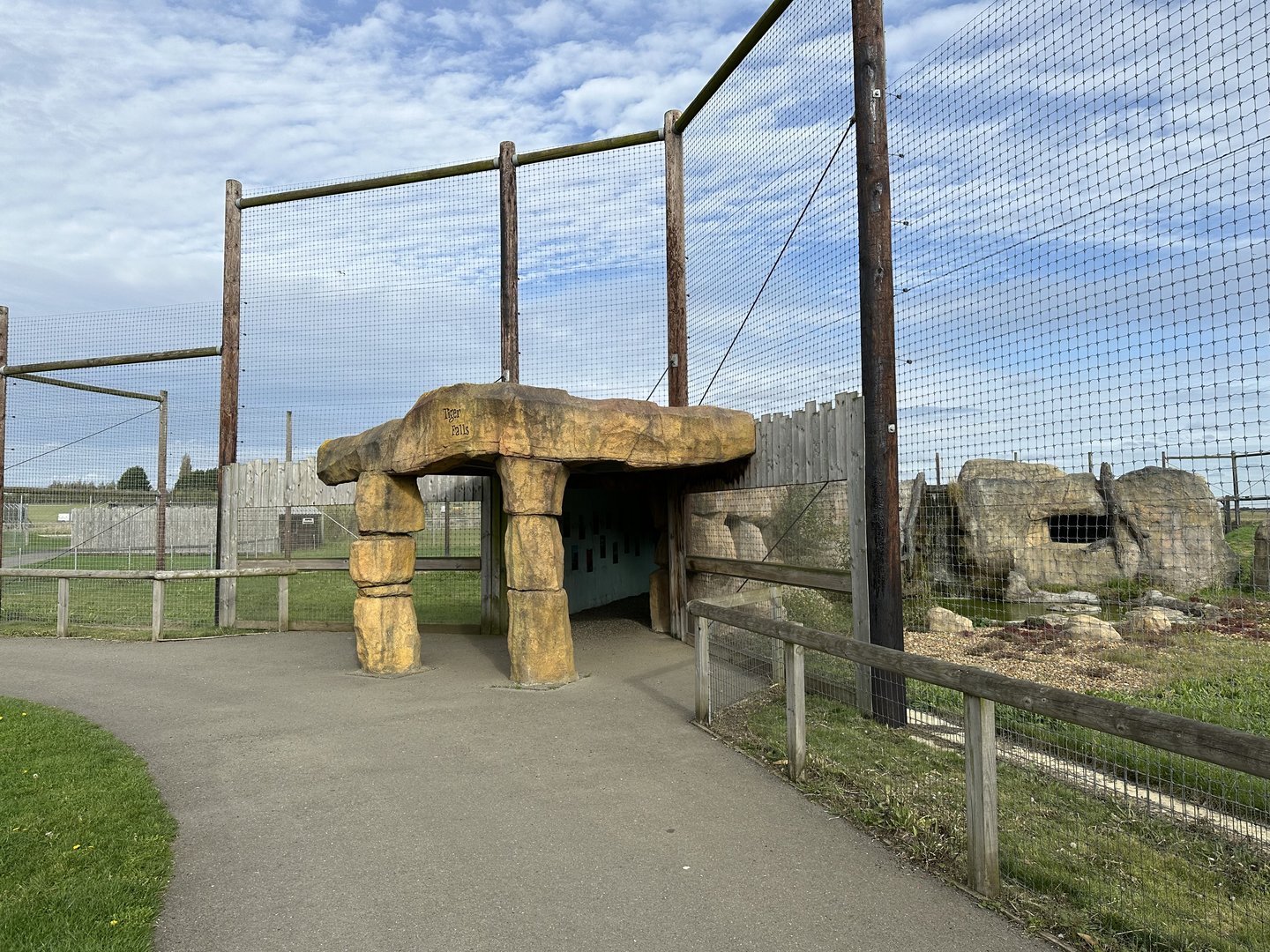 Tiger Falls at Hamerton Zoo Park (October 2023)