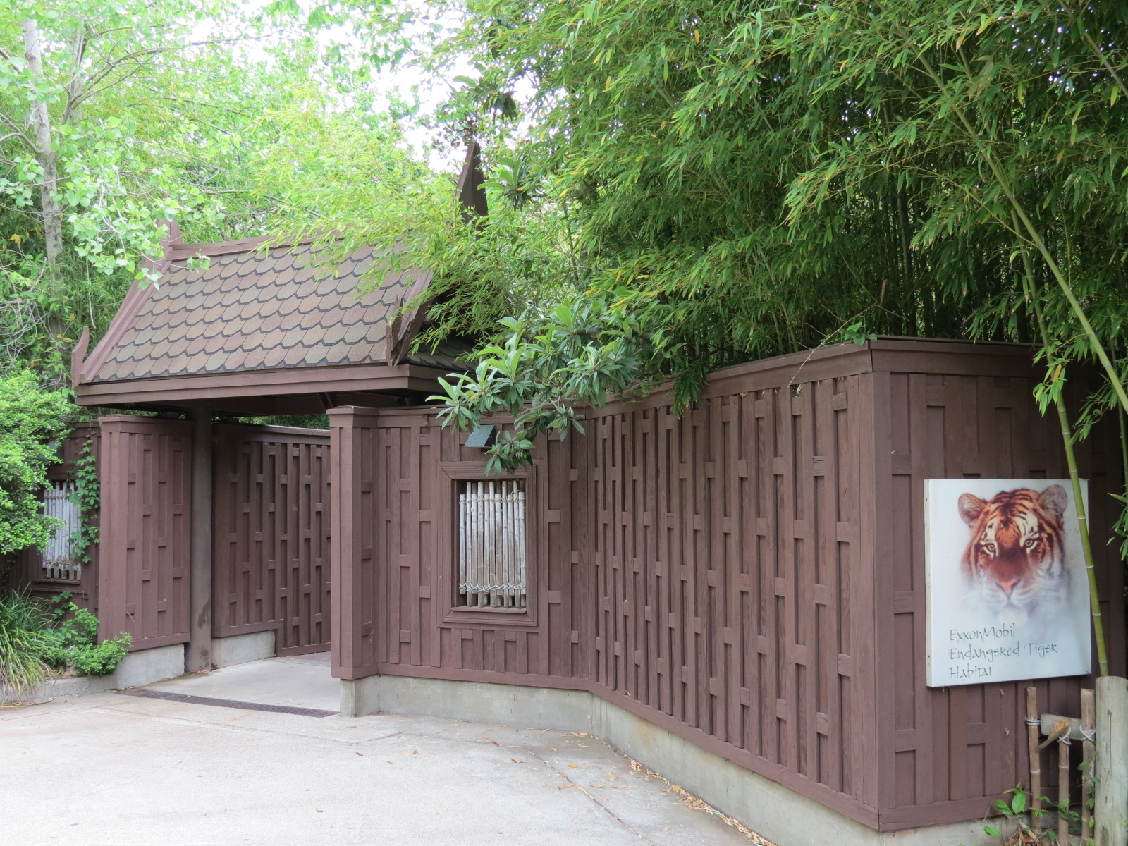 Tiger Habitat - Sumatran Tiger Exhibit Entrance