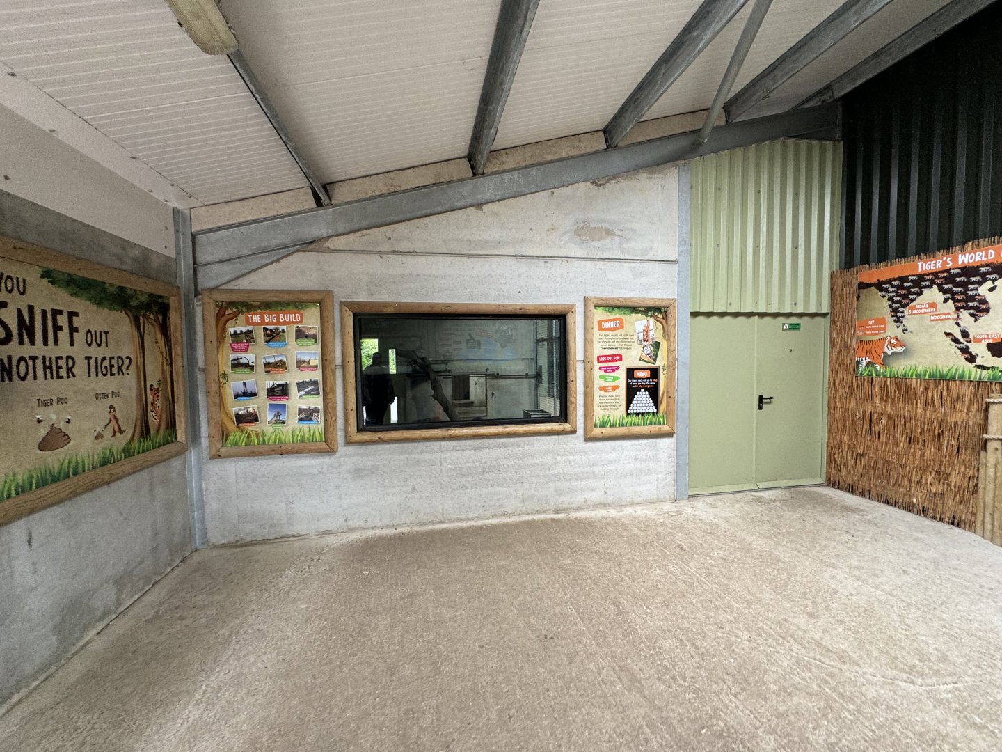 Tiger House at Woodside Wildlife Park (May 2024)
