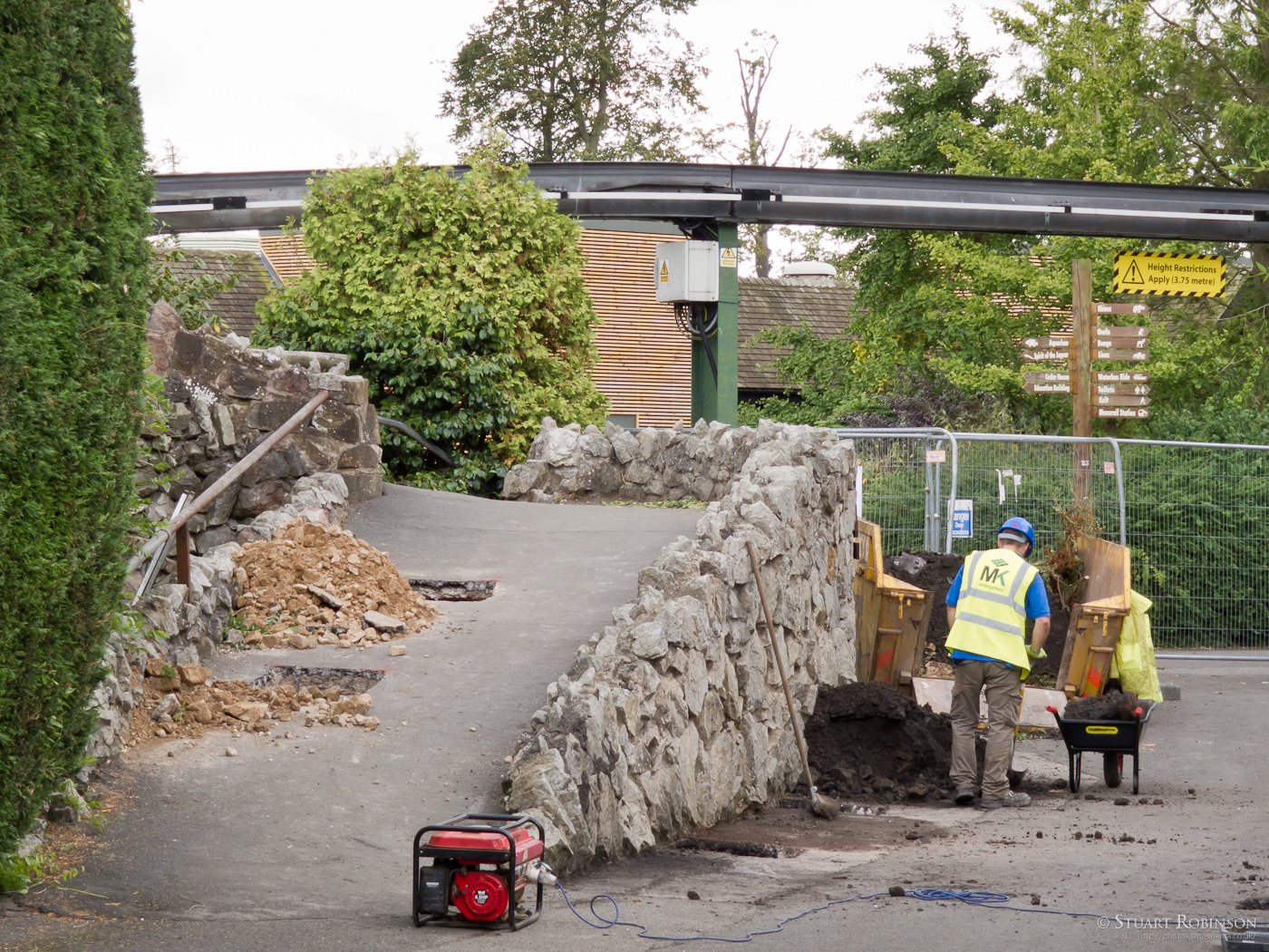 Tiger Raised Viewing Construction - 07/09/2011