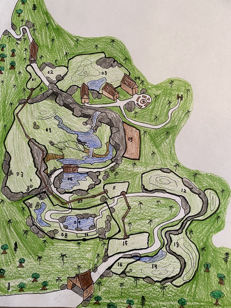 “Tiger River Passage” Exhibit map