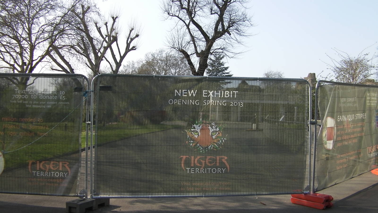 Tiger Territory Fenced Off Area - 24.03.2012