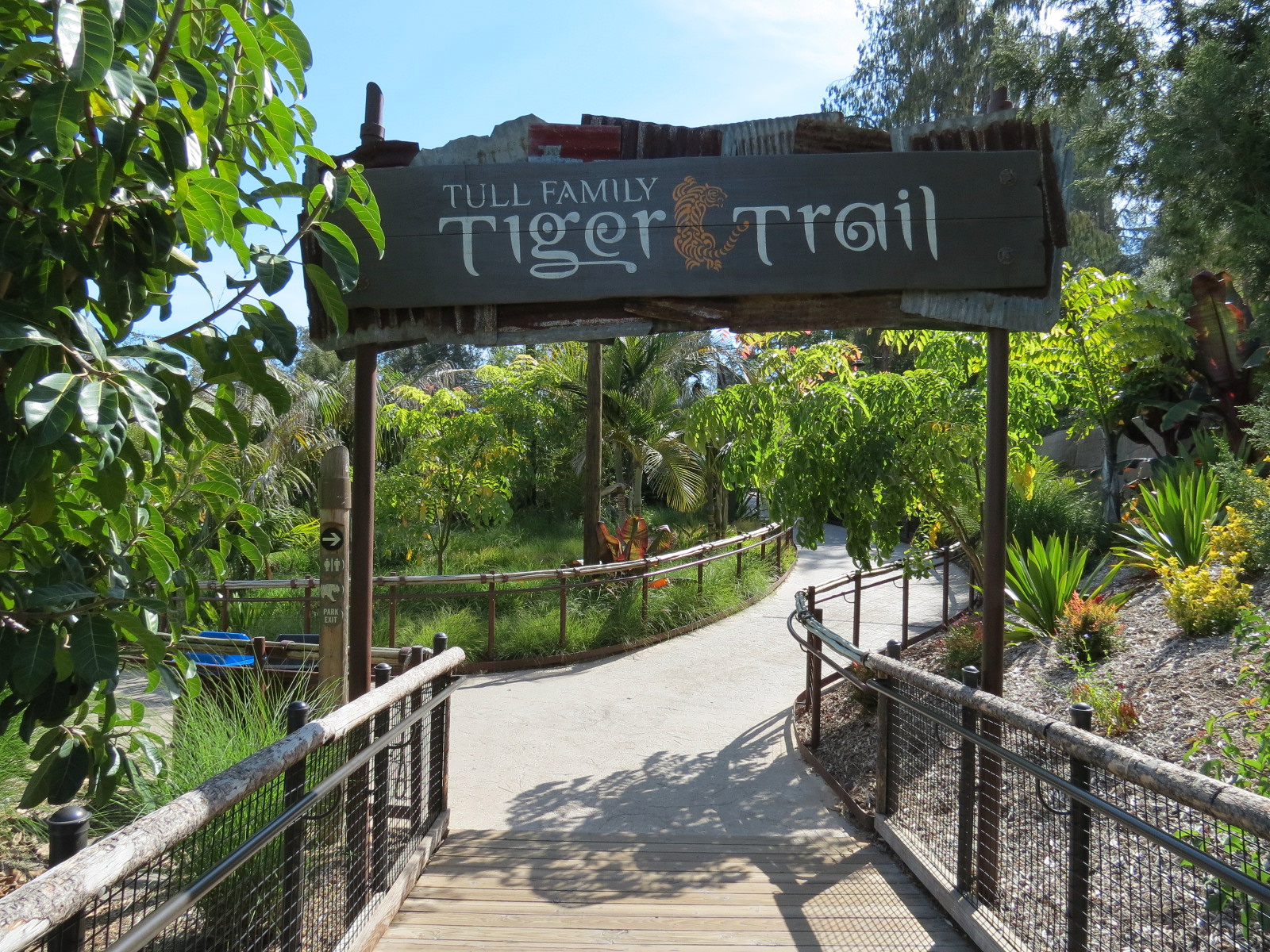 Tiger Trail - Entrance from Condor Ridge