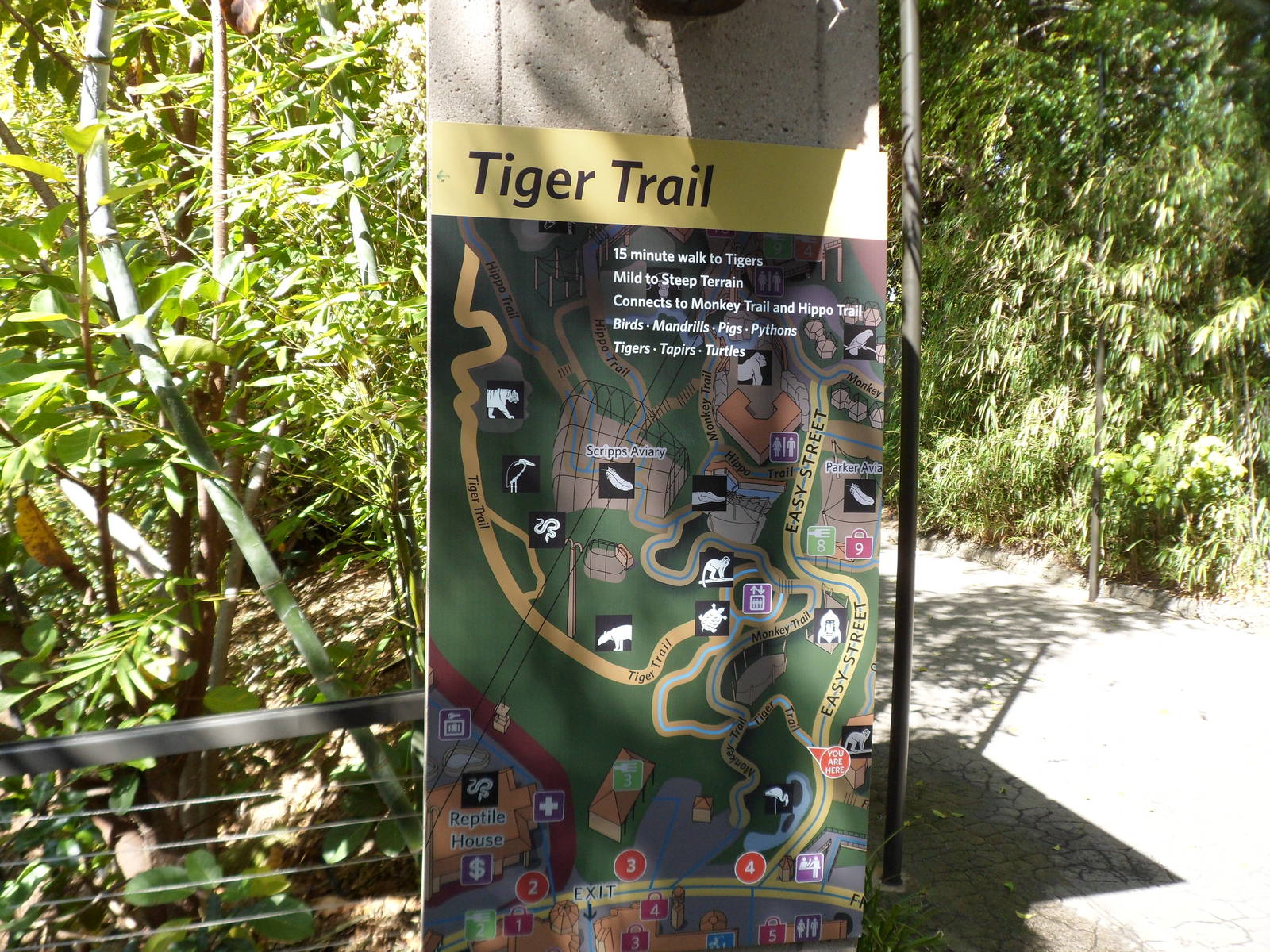 Tiger Trail Sign