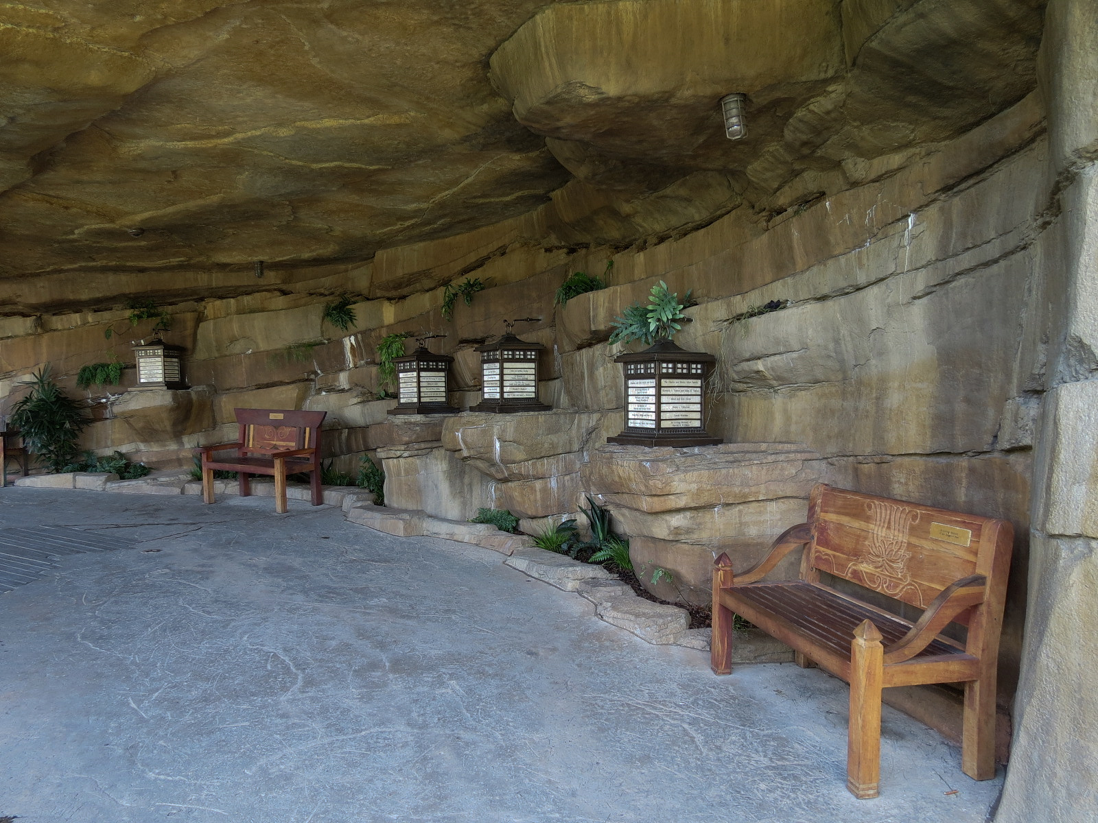 Tiger Trail - Third Sumatran Tiger Exhibit - Waterfall Viewing Area