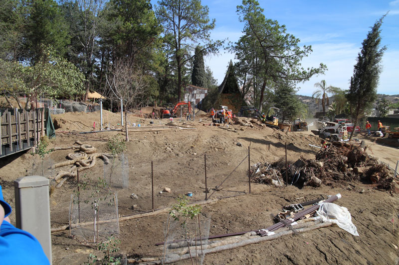 Tiger Trails construction