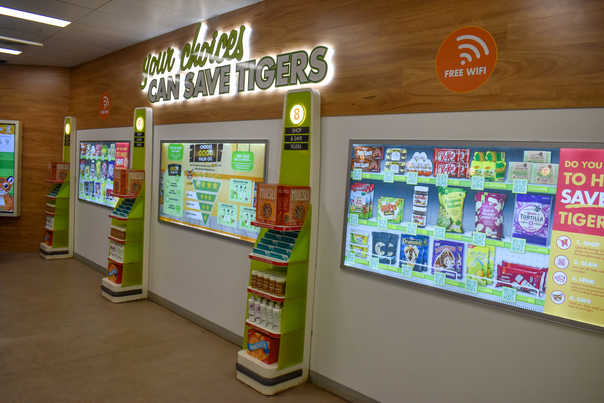 Tiger Trek - Shopping Game to avoid Palm Oil Products