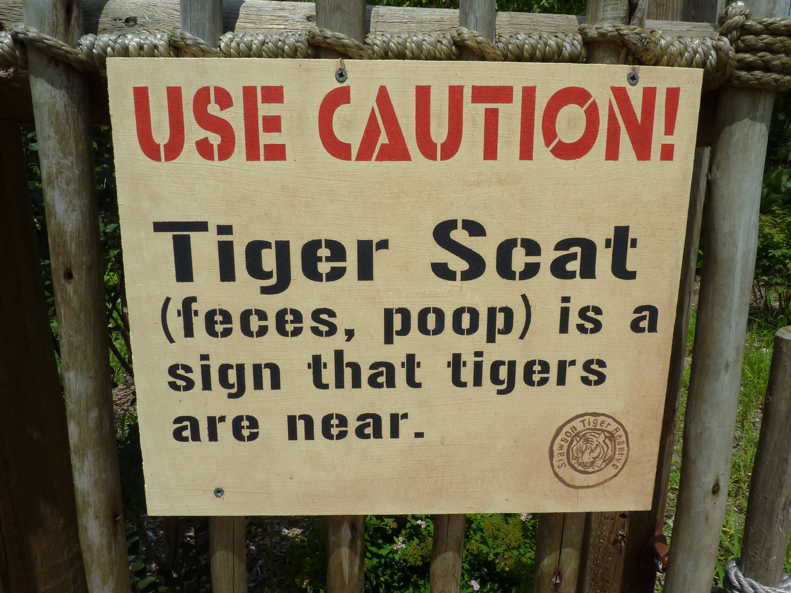 Tiger Trek - Signage