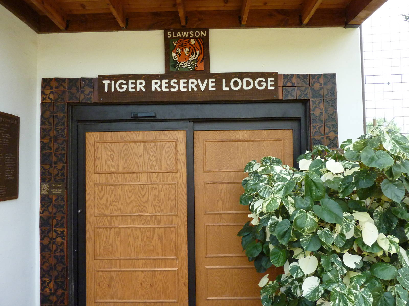 Tiger Trek - Tiger Exhibit Entrance