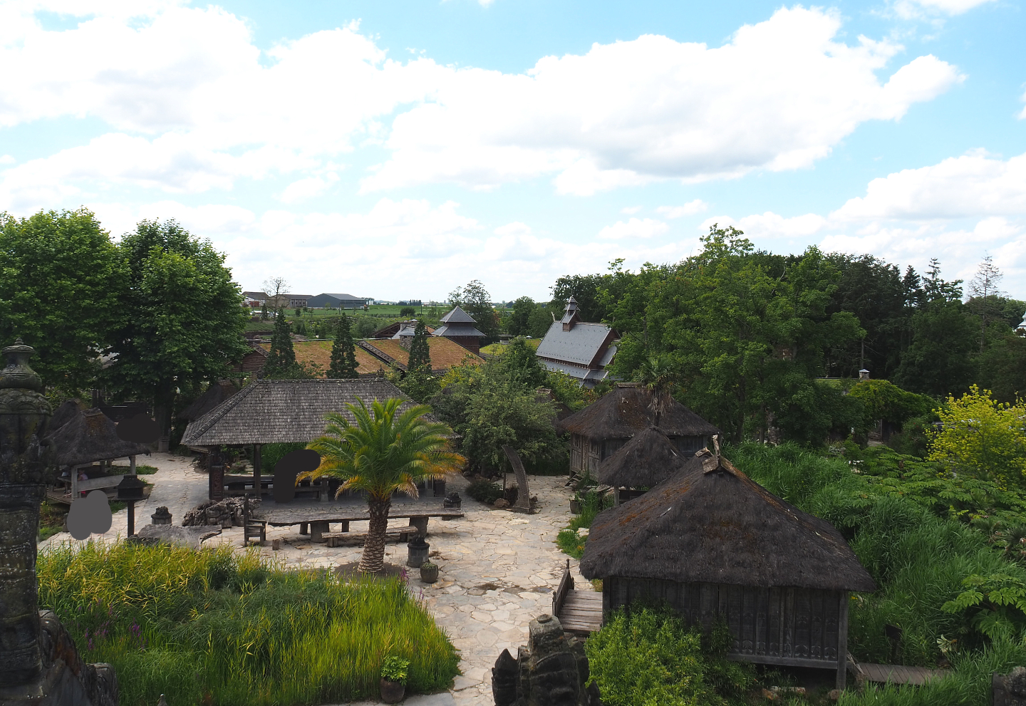 Timorese village seen from the top of the Flower Temple, 2022-06-28