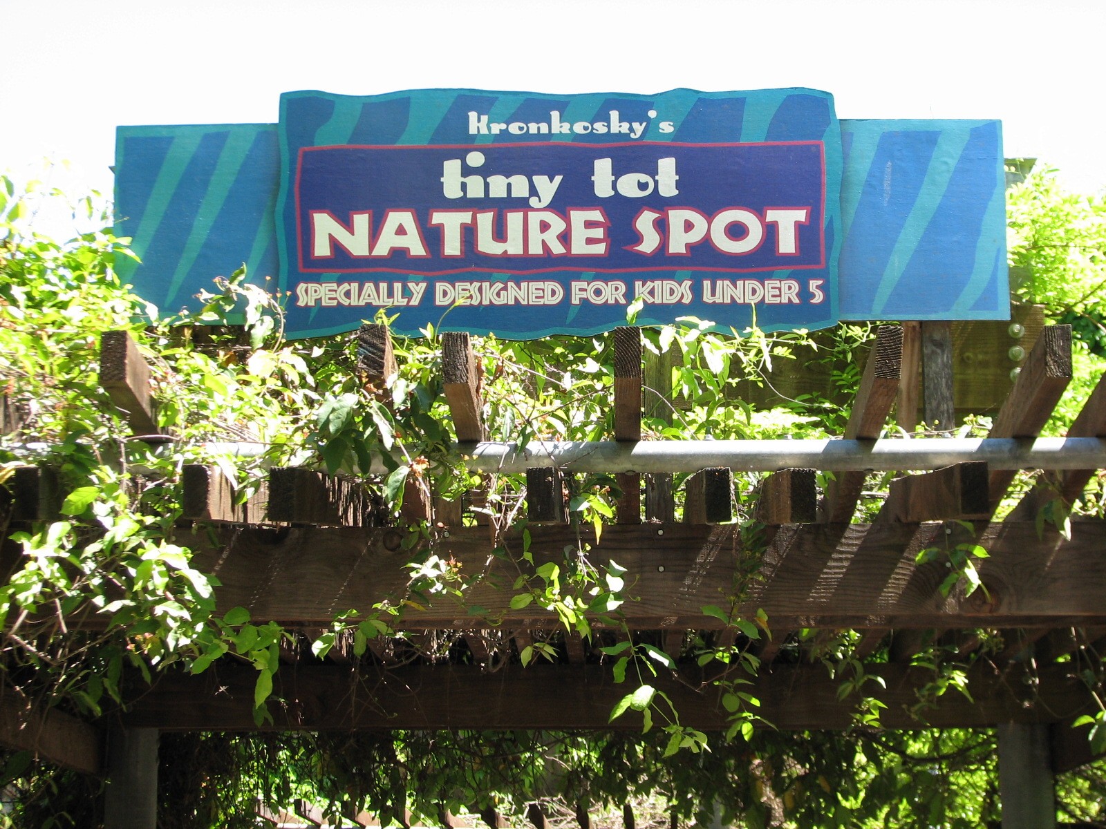 Tiny Tot Nature Spot - Entrance