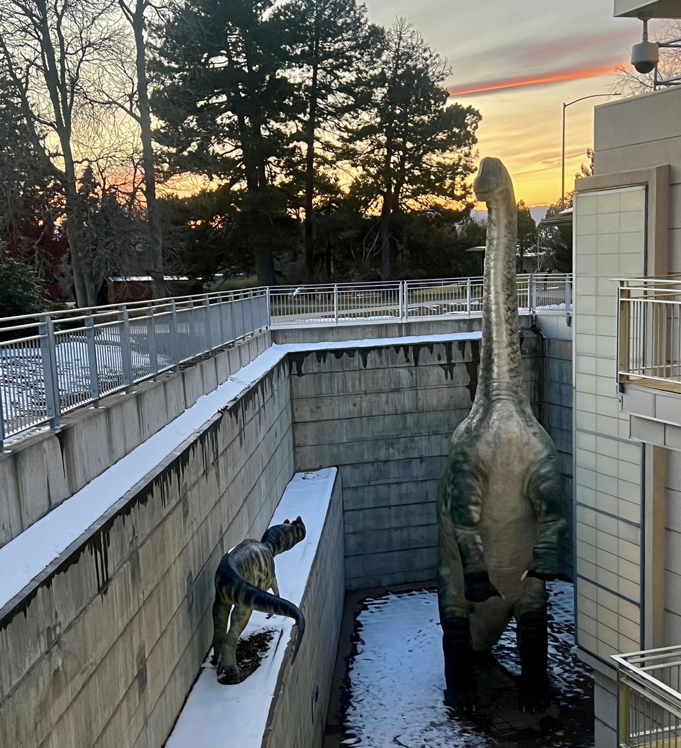 To the parking garage