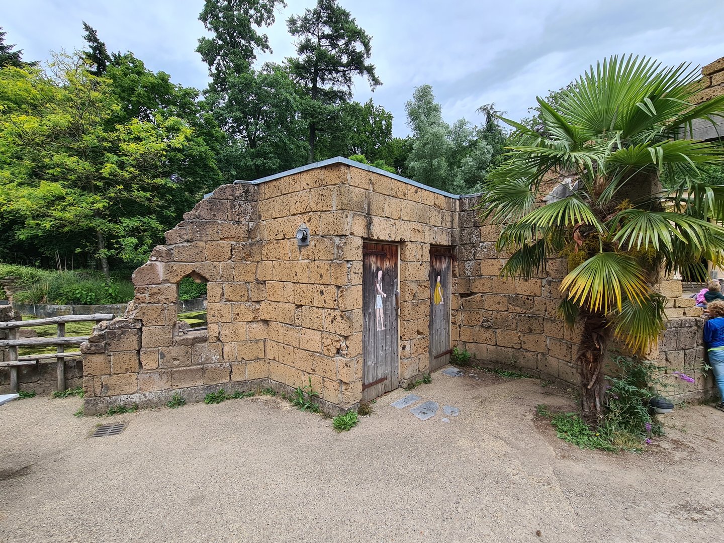 Toilet building in Ancient city