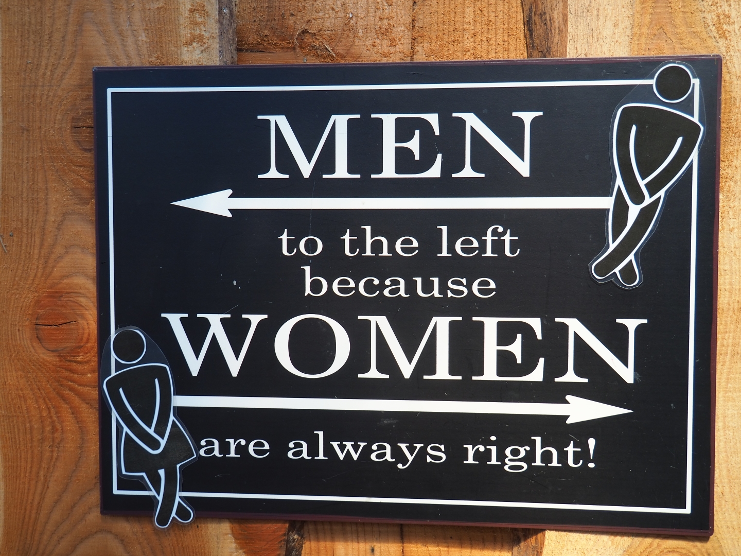 Toilet sign - Supposed to be funny?