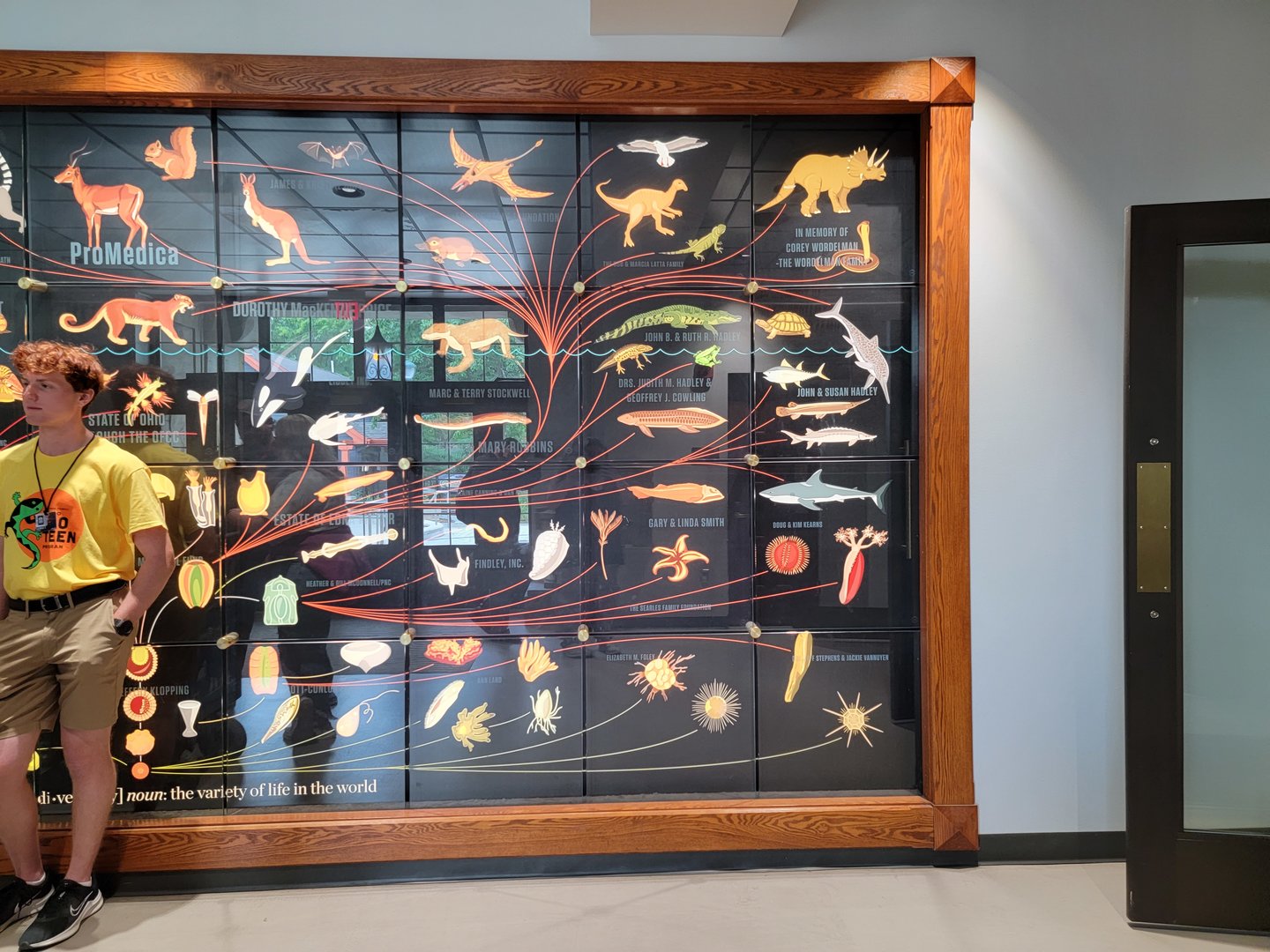 Toledo, Promedica Museum - Inside entrance