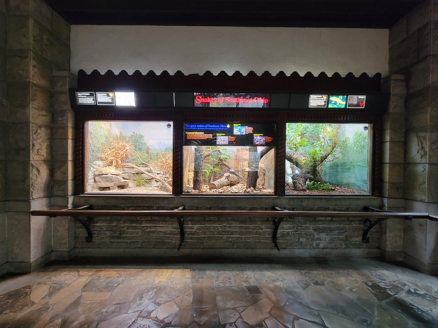 Toledo - Reptile House, Left wall of left side