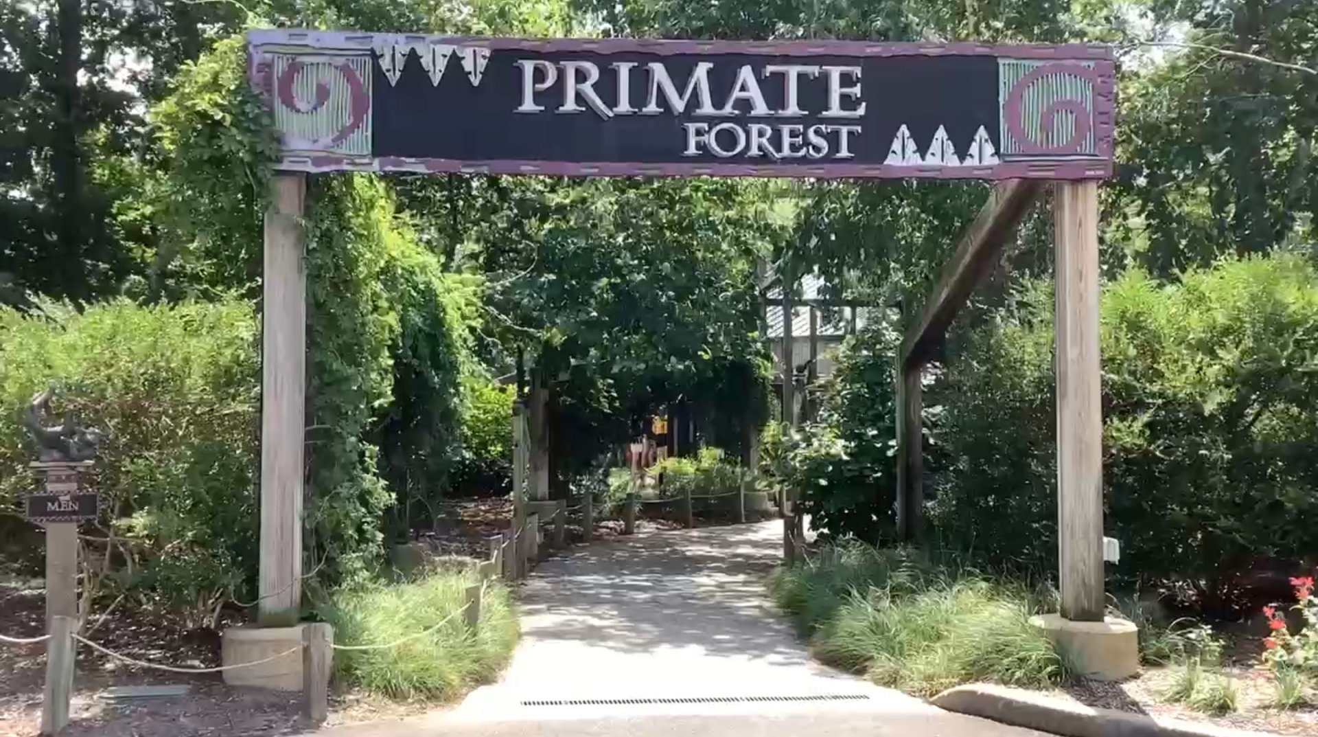 Toledo Zoo 2022-Entrance to the Primate Forest