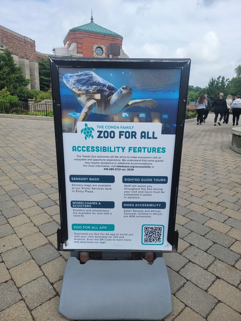 Toledo Zoo - Accessibility info