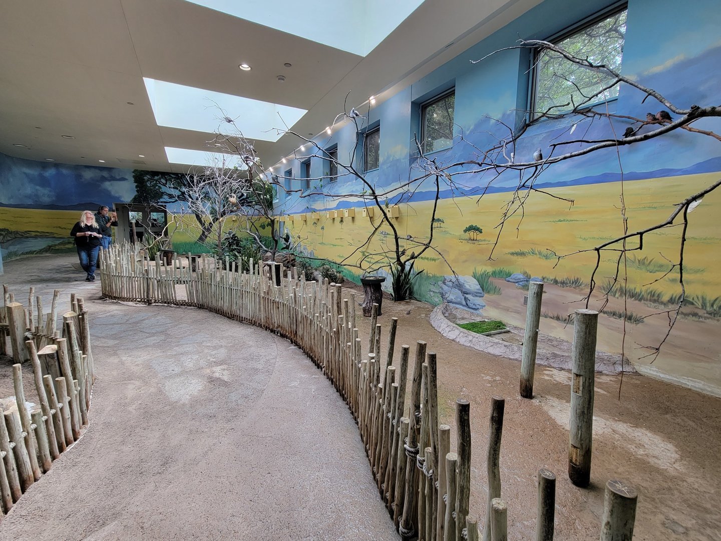 Toledo Zoo, Aviary - Australian Grasslands, looking back