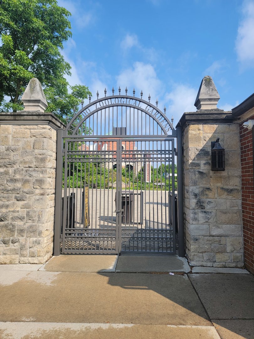 Toledo Zoo - Broadway St entrance gate