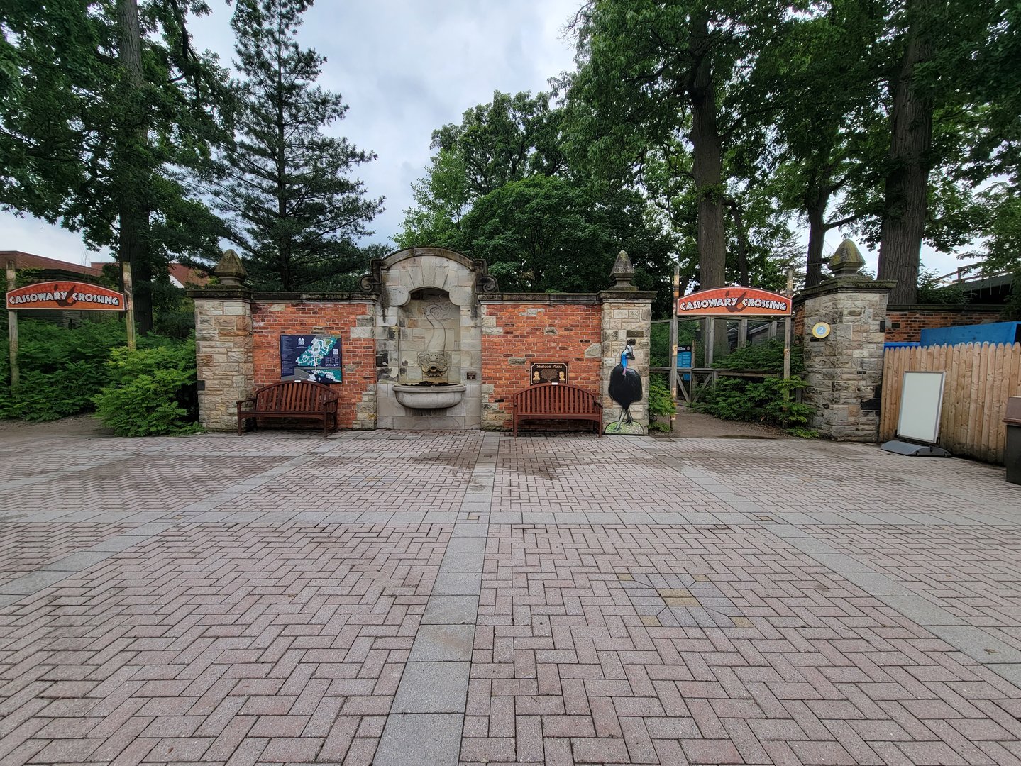 Toledo Zoo - Cassowary Crossing, Skeldon Plaza