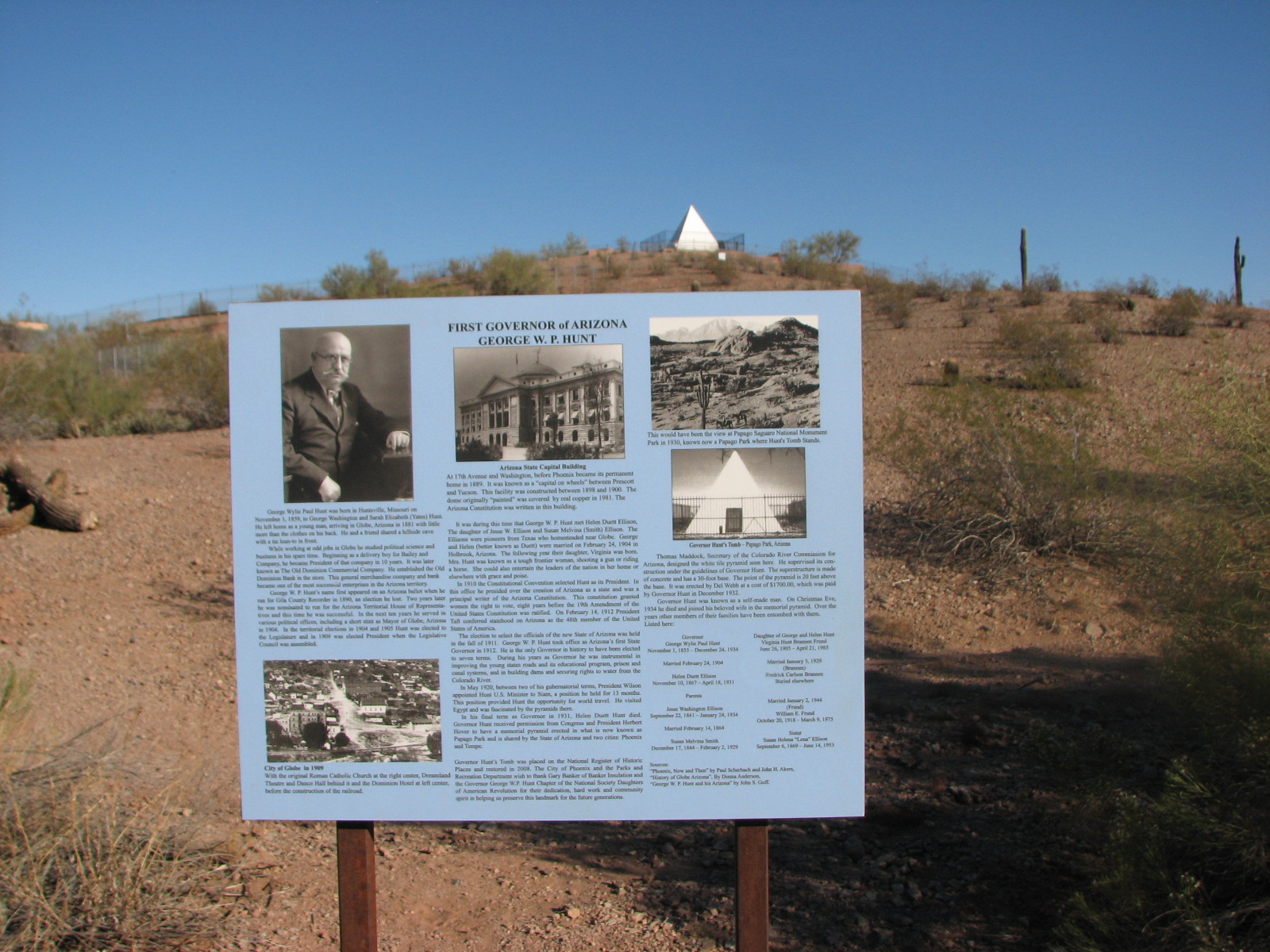 Tomb of the First Governor of Arizona