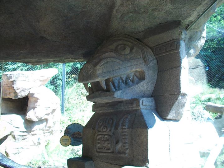 tomb -part of the jaguar exhibit