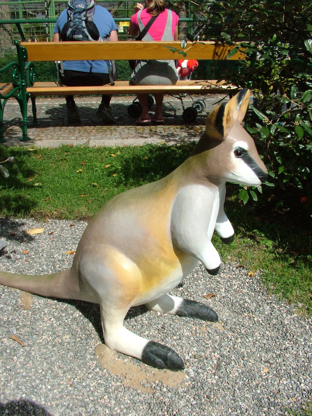 Toolache Wallaby Sculpture at Chleby, 26/08/12